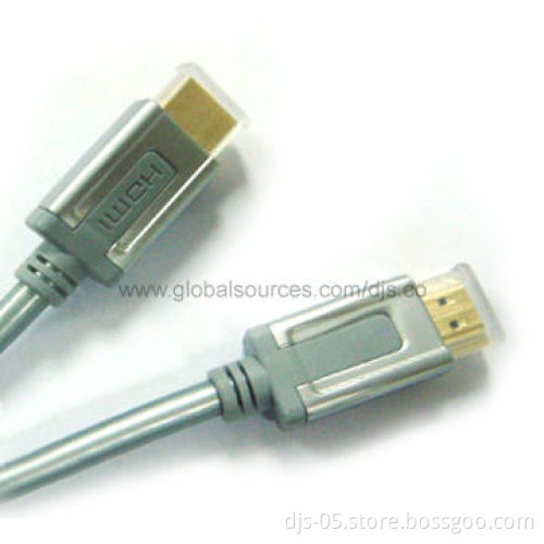 Nickel/Gold-plated HDMI Cable, Customized Designs Accepted